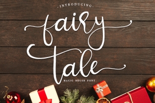 fairy tale - magic brush font Font Download