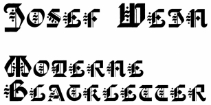 Josef Wein Moderne Blackletter Font Download