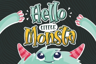 Hello Little Monsta Font Download