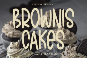 Brownis Cakes Font Download