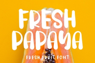 Fresh Papaya Font Download