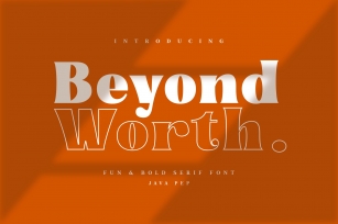 Beyond Worth - Fun & Bold Font Download