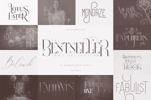 The Bestseller Font Collection Font Download