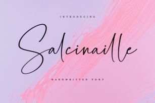 Salcinaille Font Download