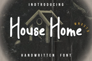 House Home - Handritten Font Font Download