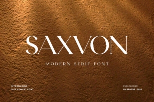 Saxvon Font Download