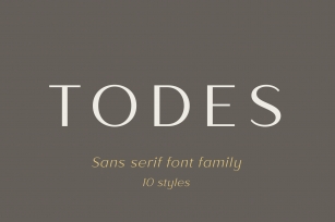 Todes Font Download