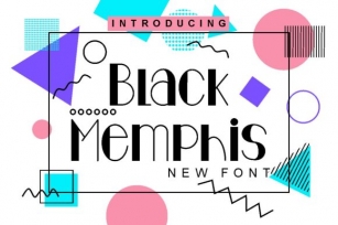 Black Memphis Font Download