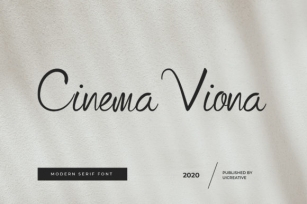 Cinema Viona Font Download