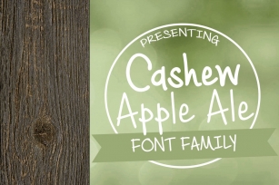 Cashew Apple Ale Font Family Font Download