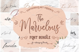 The Marvelos Handwritten Bundle Font Download