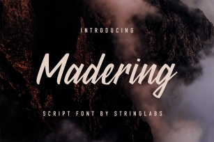 Madering - Classy Script Font Font Download