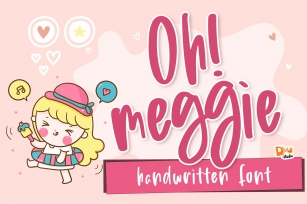 Oh! Meggie - Handwritten Font Font Download