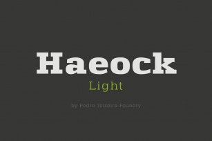Haeock Light Font Download