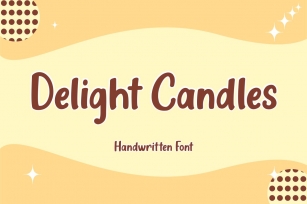 Delight Candles Font Download