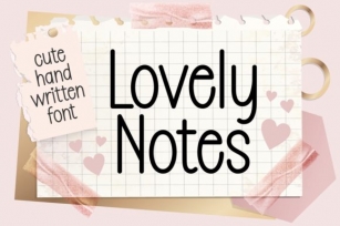 Lovely Notes Font Download