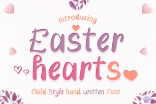 Easter Hearts Font Download
