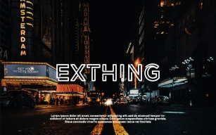 Exthing Font Download