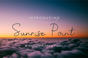 Sunrise Poi Font Download