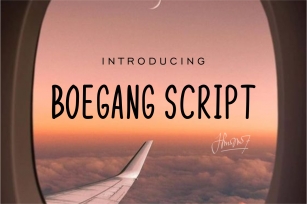 Boegang Scrip Font Download