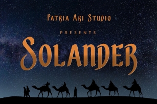 Solander Font Download