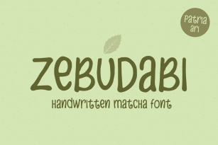 Zebudabi Font Download