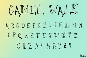 Camel Walk Font Download