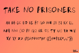 Take No Prisoners Font Download