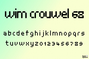 Wim Crouwel 68 Font Download