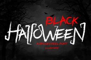 Black Halloween - Spooky Font Font Download