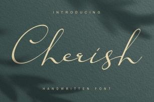 Cherish Font Download