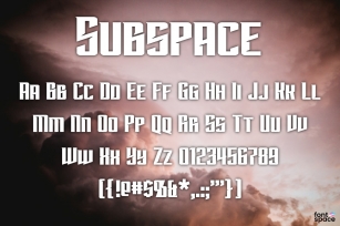 Subspace Font Download
