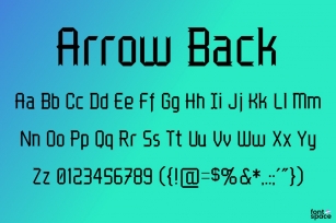 Arrow Back Font Download