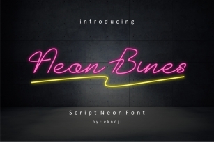 Neon Bines Font Download