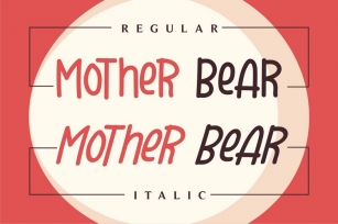 Mother Bear Font Download