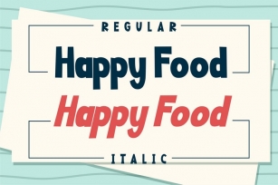 Happy Food Font Download