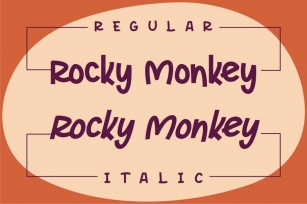 Rocky Monkey Font Download