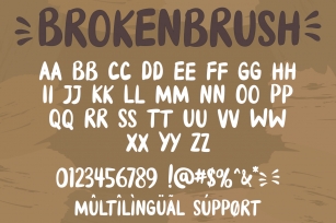 Brokenbrush Font Download