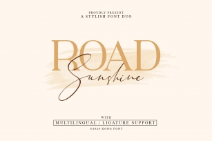 Road Sunshine Font Download