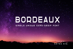 Bordeaux - Font Download