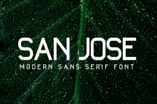 San Jose - Font Download
