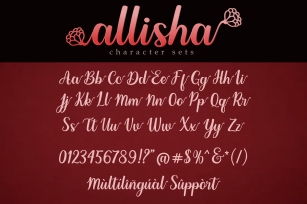 Allisha Font Download