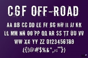 CGF Off-Road Font Download