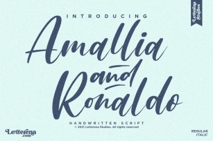 Amallia and Ronald Font Download
