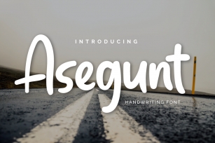 Asegunt Personal Font Download