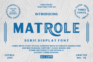 Matrole Vintage Font Download