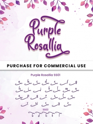 Purple Rosallia Font Download