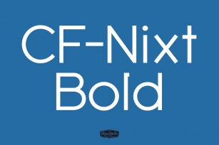 CF Nixt-Bold Font Download