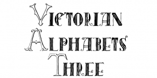 Victorian Alphabets Three Font Download
