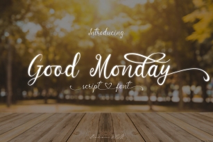 Good Monday Font Download